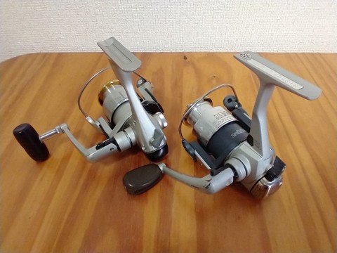 リール　まとめ7個 H.B コンセプト 糸付小型リール パワーミニットII ブラック