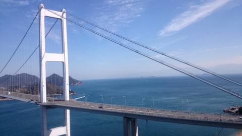 愛媛県　来島海峡大橋