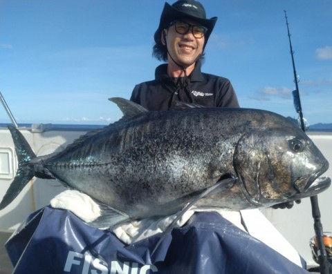 屋久島　GTキャスティング　GTフィッシング　フィスニック　FISNIC　遊漁船　釣り 　釣果　吐噶喇列島　トカラ列島　口之島　口永良部島　中之島　オフショアキャスティング　オフショアフィッシング　トップウォーター　ルアーフィッシング　GT　ジャイアントトレバリー
