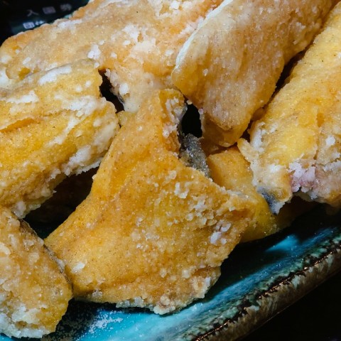 ニジマスのから揚げ