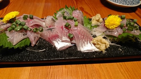アジのお刺身