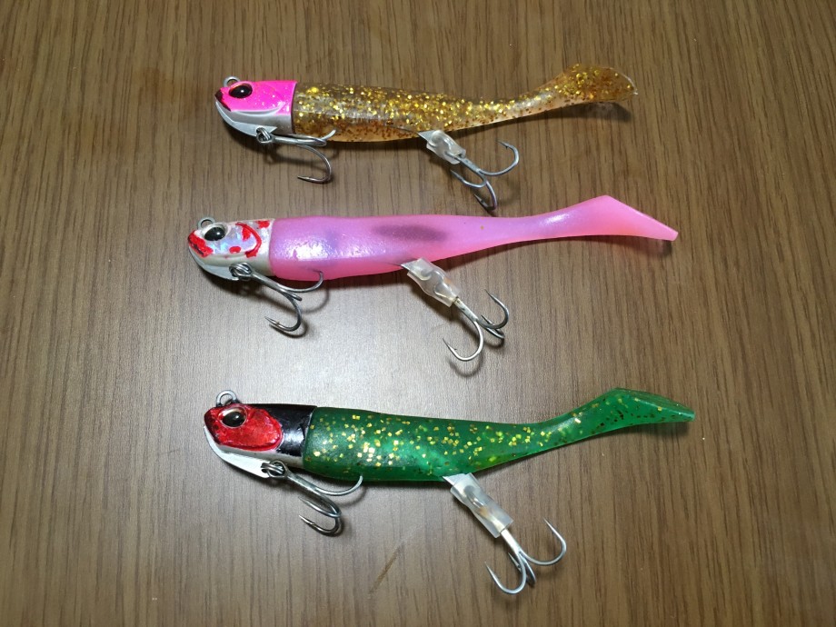 丘の上から新フォレスターに乗って え こんなにルアー持ってたんだ お気に入り編