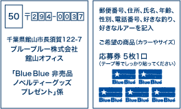 BLUE BLUE ブルーブルー応募券