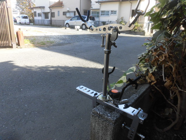 まもなく龍宮城 車止め竿受改良